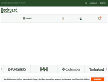 Tablet Screenshot of dockyard.hu